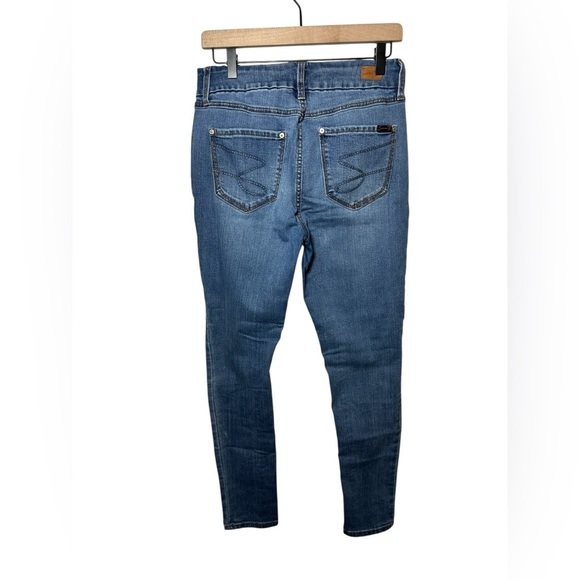 7 For All Mankind Women’s Skinny Jeans Blue Size 6 Mid Rise Stretch Denim - Picture 5 of 10